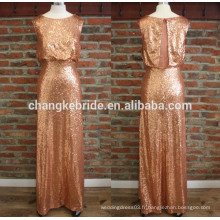 Sexy Sequined Backless Long Evening Prom Dress Formal Banquet Dress Elegant Party Dress